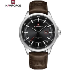Resim Fochsia Navıforce Siyah Kadran Gümüş Kasa Erkek Kol Saati Tarih Suya Dayanıklı Spor Hediyelik Diğer 