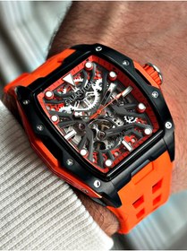 Resim Quantum Tam Otomatik Mekanizmalı 5 Atm Su Geçirmez Silikon Kordon Çelik Kasa Erkek Kol Saati 1103 