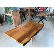 Resim Bintaşmobilya Ceviz Ağacı Kütük Masa Üstü Tablası 80X140.Cm 