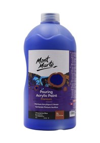 Resim Mm Dökme Akrilik Boya Premium 1l - Ultramarine Blue Çok Renkli 
