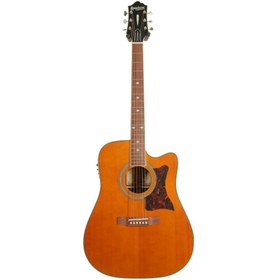 Resim Epiphone Masterbilt DR-500MCE Elektro Akustik Gitar (Natural) 