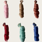 Resim 15 cm Yüksek Sıcaklık İpek Roma Kıvrım Peruk Saç Sırası, BJD / SD / Bebek DIY Peruk Stil için Uygun 