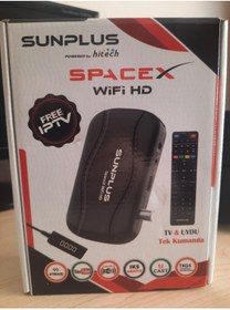 Resim HiTech Uydu Alıcı Mini Full Hd Dahili Wifi Youtube Sunplus Hıtech Spacex Hd 