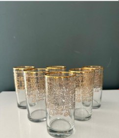 Resim Decorium Su Bardağı Kısa Patrıce Altın M00360-ks 