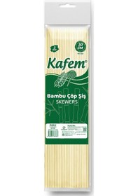 Resim Kafem Bambu Çöp Şiş 30 CM 3 MM 100 Lü x 50 Paket 