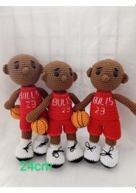 Resim Amigurumi Basketbol Cu Oyuncak 
