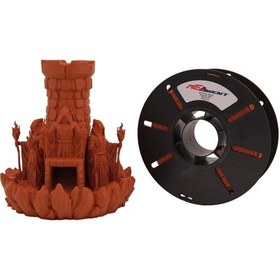 Resim Alfament Kahve Premium Pla+ Filament, 1.75mm, 1 Kg, Ams Uyumlu 
