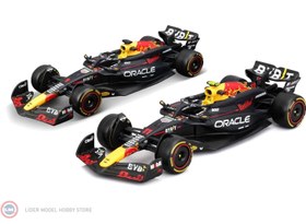 Resim 1:43 Burago 2024 Red Bull RB20 #1 MAX VERSTAPPEN + #11 SERGIO PEREZ- F1 2 li Set 
