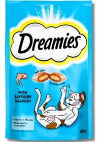Resim Somonlu Kedi Ödül Maması Lezzetli İçi Dolgulu Kıtır 60 Gr 