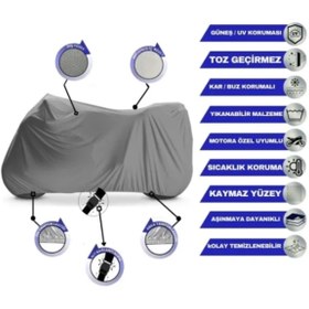 Resim MOTOYC MOTOSİKLET BRANDASI MOTO-YC XXL BEDEN 