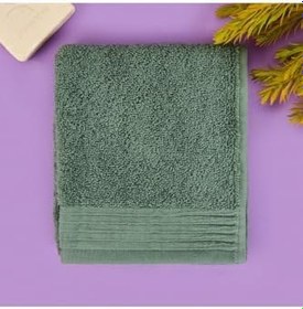 Resim Kadife Ayak Havlusu - Antrasit - 50X70 Cm 