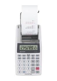 Resim Sharp El-1611v 12 Hane Şeritli Hesap Makinesi Beyaz - Gri 