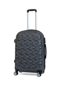 Resim Reymond Luggage Piramit Desen ABS Seyahat Valizi, Canyon Serisi, Antrasit - Orta Boy Antrasit 