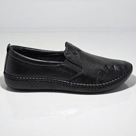 Resim Cem Pekşen Be Fast One 2302 Kadın Deri Günlük Casual Comfort Ayakkabı Siyah 