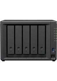 Resim Synology 5diskli Ryzen V1500b 24gb Ram-2.5gbe Nas Server Ds1525 Plus 9845 
