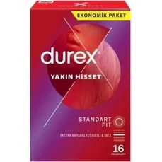 Resim Durex Durex yakın Hisset Standart Fit 16'lı Prezervatif -Lvrs-73 