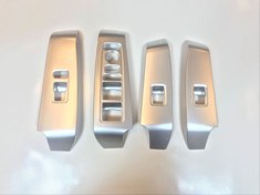 Resim Honda Civic FE1 2022 Uyumlu Cam Düğme Kaplama - Silver 