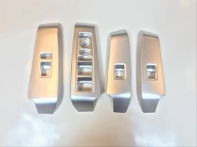 Resim Honda Civic FE1 2022 Uyumlu Cam Düğme Kaplama - Silver 