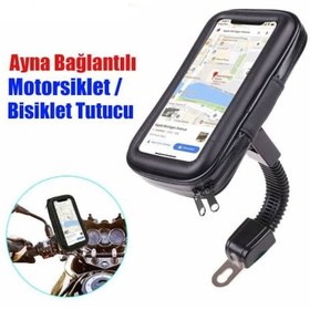 Resim Motorsiklet Su Geçirmez Telefon Kılıfı Telefon Tutucu 7 Inç Xl 