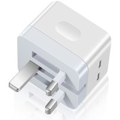 Resim C Tipi Bağlantı Noktası Usb C Şarj Cihazı C Tipi Bağlantı Noktası Hızlı Şarj Çift Tip-c Seyahat İçin Şarj Kafası Pd40w Hızlı Şarj Cihazı 