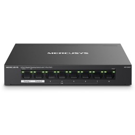 Resim Tp-Link i-42 Mercusys MS108GP 7 Port 10-100-1000 Mbps Poe+ Switch Metal Kasa 