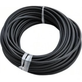 Resim Teflonlu Metre Dış Kablo Siyah 5 mm 2p 1 Rulo 25 Metre 