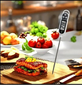 Resim ORGANICYOU YIWU Doğru Et ve Barbekü Pişirme Termonometresi için 1 adet Dijital Yiyecek Termonometresi 