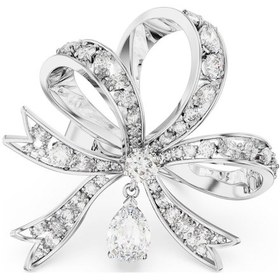 Resim 5647731 Swarovski Yüzük Volta:Ring L Bow Whi/Rhs 52 Çok Renkli 