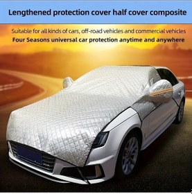 Resim Honeybeeshop "defroster Car Cover Silvery Araç Ön Camı Donma Önleyici Ve Güneşlik Koruyucu" 