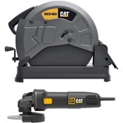 Resim Cat DX5180SET 2400W 355 MM Profesyonel Profil Kesme + DX3090 720W 125 MM Profesyonel Avuç Taşlama 