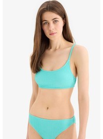Resim DeFacto Regular Fit Bürümcük Bikini Üstü-Fall in Love B7207AX25SMGN1173 