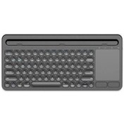 Resim Dell Rugged Extreme 7230 12\ Uyumlu Bluetooth Şarjlı Büyük Boy Standlı TouchPad'li Klavye 