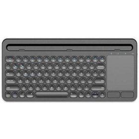 Resim Dell Rugged Extreme 7230 12\ Uyumlu Bluetooth Şarjlı Büyük Boy Standlı TouchPad'li Klavye 