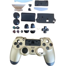 Resim Playstation 4 Uyumlu Kasa Joystick V1 Full Kasa Tuş Takımı Gold 