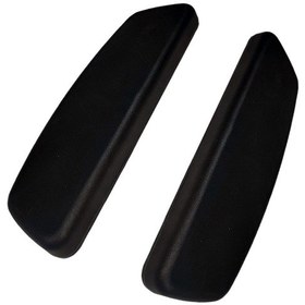 Resim Suntek 2 Parça Ofis Koltuğu Yedek Kol Dayanağı Pedleri Suya Siyah 