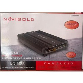 Resim Navıgold Ng-2033 4 Kanal Max 3000 Watt Oto Amfi 