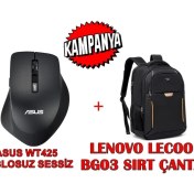 Resim Asus WT425 Kablosuz Optik Sessiz Mouse + Lenovo Lecoo Nb Sırtçantası 