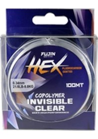 Resim Fujin Hex Sht Ultra Fc Kaplamalı 100mt Misina 0.400mm 0.400mm 