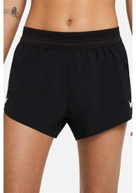 Resim Nike Aeroswift Running Slim Fit Shorts Kadın Slip Astarlı Dar Kesim İç Cepli Pliseli Şort Siyah 