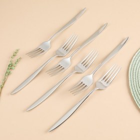 Resim Aryıldız Krom Elegant Vakumlu Yemek Çatal 6’lı 