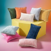 Resim 1 adet Şık Chenille Yumuşak Atma Yastık Kılıfı, 12x20 & 45.72x45.72 cm Yumuşak Kadife Dokulu Atma Kılıfları Koltuk, Koltuk, Yatak Oturma Odası ve Yatak Odası Dekoru için - Polyester, Fermuar Kapanışı, Elde Yıkanabilir, Çeşitli Oda Türleri, Dekoratif Yastıklar | Canlı Yastık Kılıfları | Kadife Dokulu 