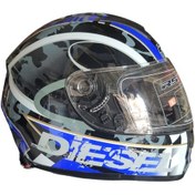 Resim Rs1 Fuulface Kask Mavi - Siyah 