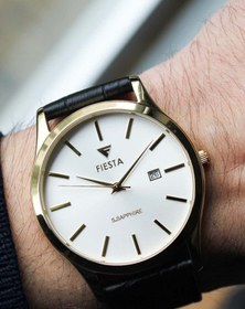 Resim Fiesta FS600799 Deri Kordonlu Erkek Kol Saati 