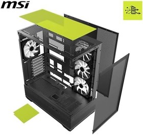 Resim MSI MAG PANO 110R PZ TEMPERLI CAM 3X120MM 1X120MM ARGB FAN ATX PANORAMIK GAMING BILGISAYAR KASASI 