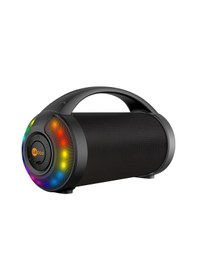 Resim Lecoo DS156 Boombox RGB Siyah Taşınabilir Bluetooth Hoparlör 