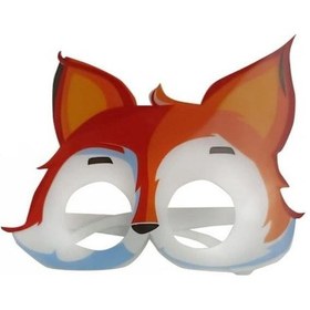 Resim Parti Gözlüğü Pvc Kaplı Tilki Görünümlü Parti Gözlüğü Hayvan Gözlüğü Diğer 