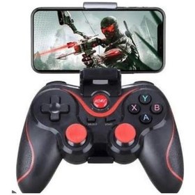 Resim T3 Wireless Kablosuz Oyun Kolu Bluetooth Joystick Gamepad Android 