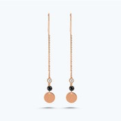 Resim Altınbaş Pırlanta Spinel Taşlı Küpe INT137P-14K 