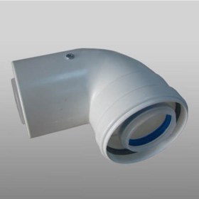 Resim Yoğuşmalı Kombi Baca Dirseği 90 Derece 60/100 