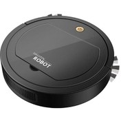 Resim Homyl Hardfloor Pet Saç Halı Için Otomatik Robot Siyah Siyah 